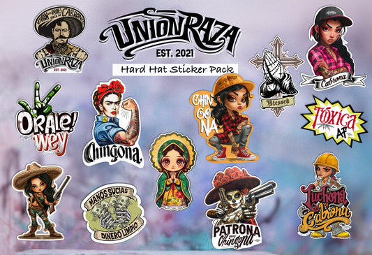 Hard Hat Sticker Pack for Sistas