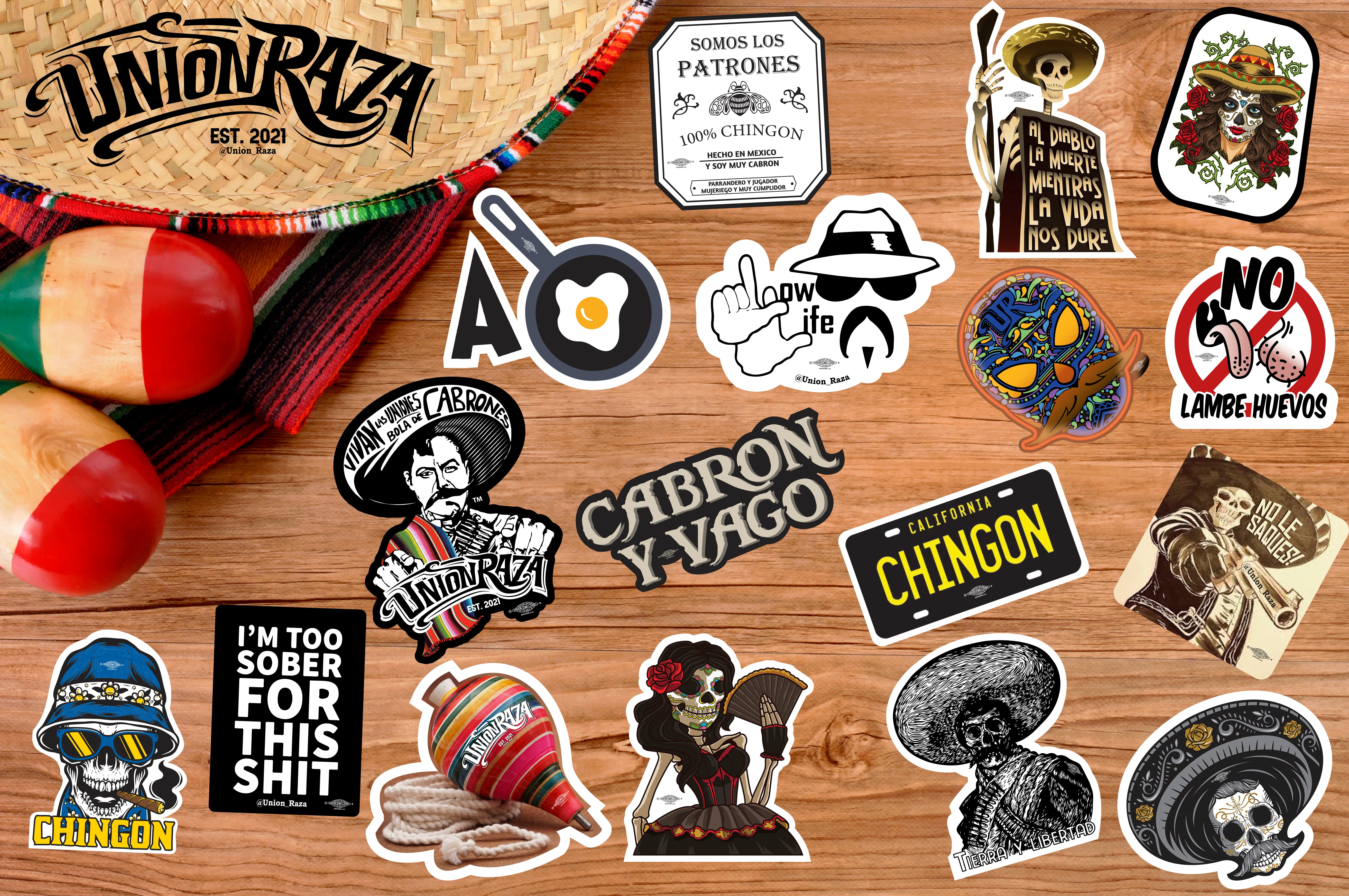 Sticker Hasha Classic Hard Hat Sticker Pack – Union Raza